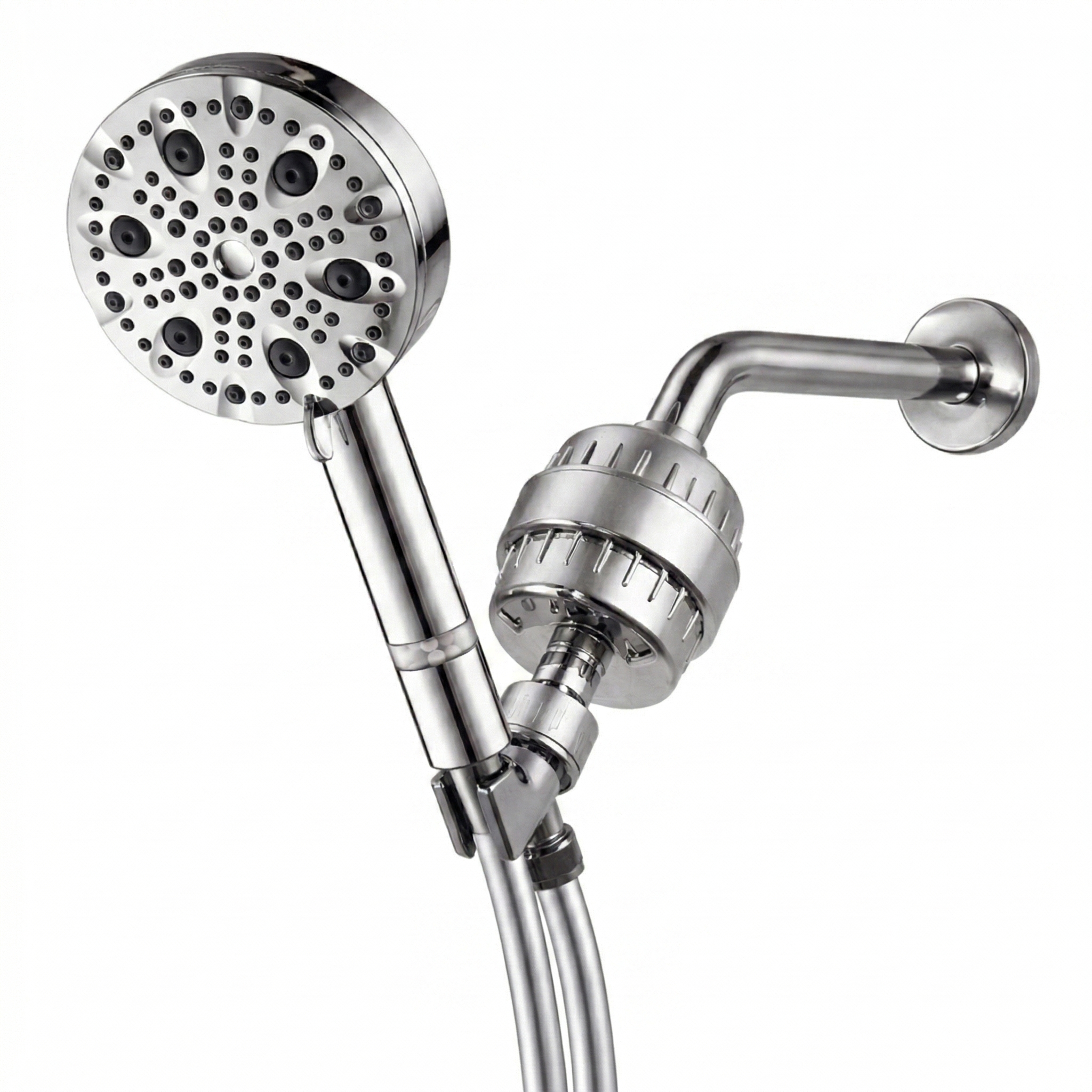 MineralStream Luxe 9 Mode High Pressure Showerhead (filtrert)