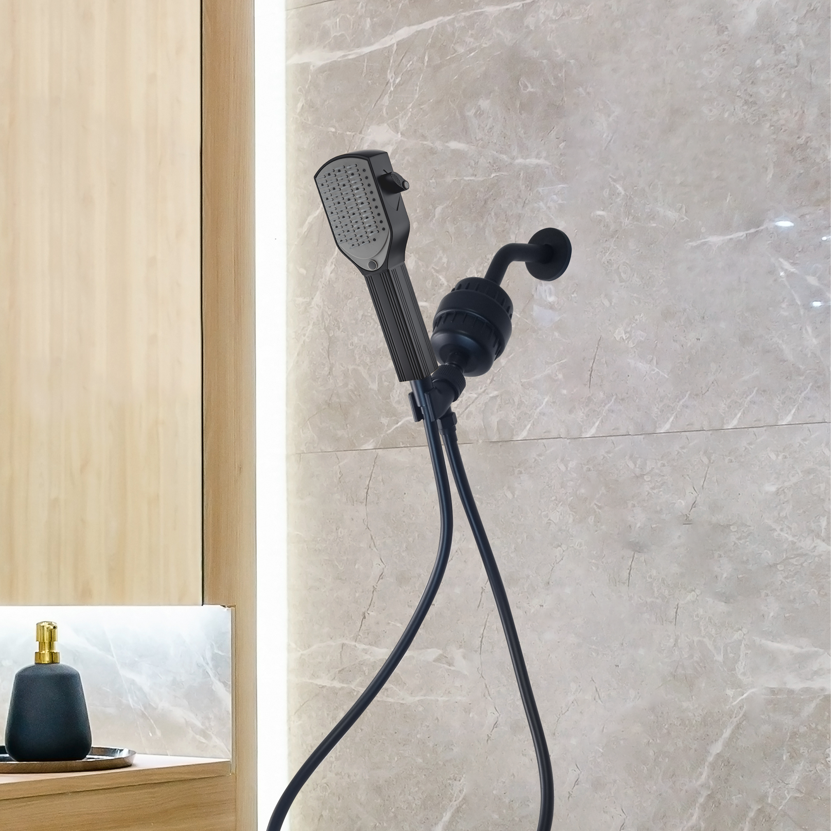 Detangler kam dusjhode komplett dusjkit