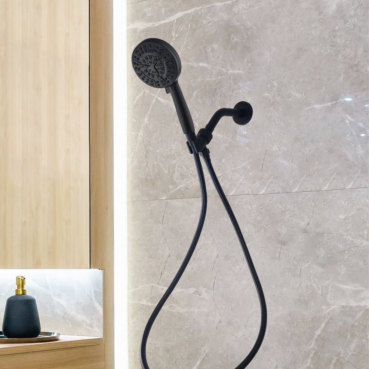 MineralStream Luxe 10 Mode High Pressure Shower Head (filtrert)