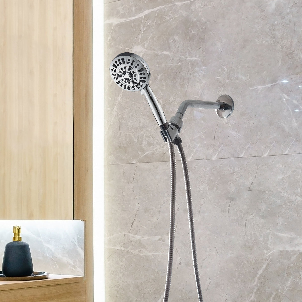 MineralStream Luxe 10 Mode High Pressure Shower Head (filtrert)