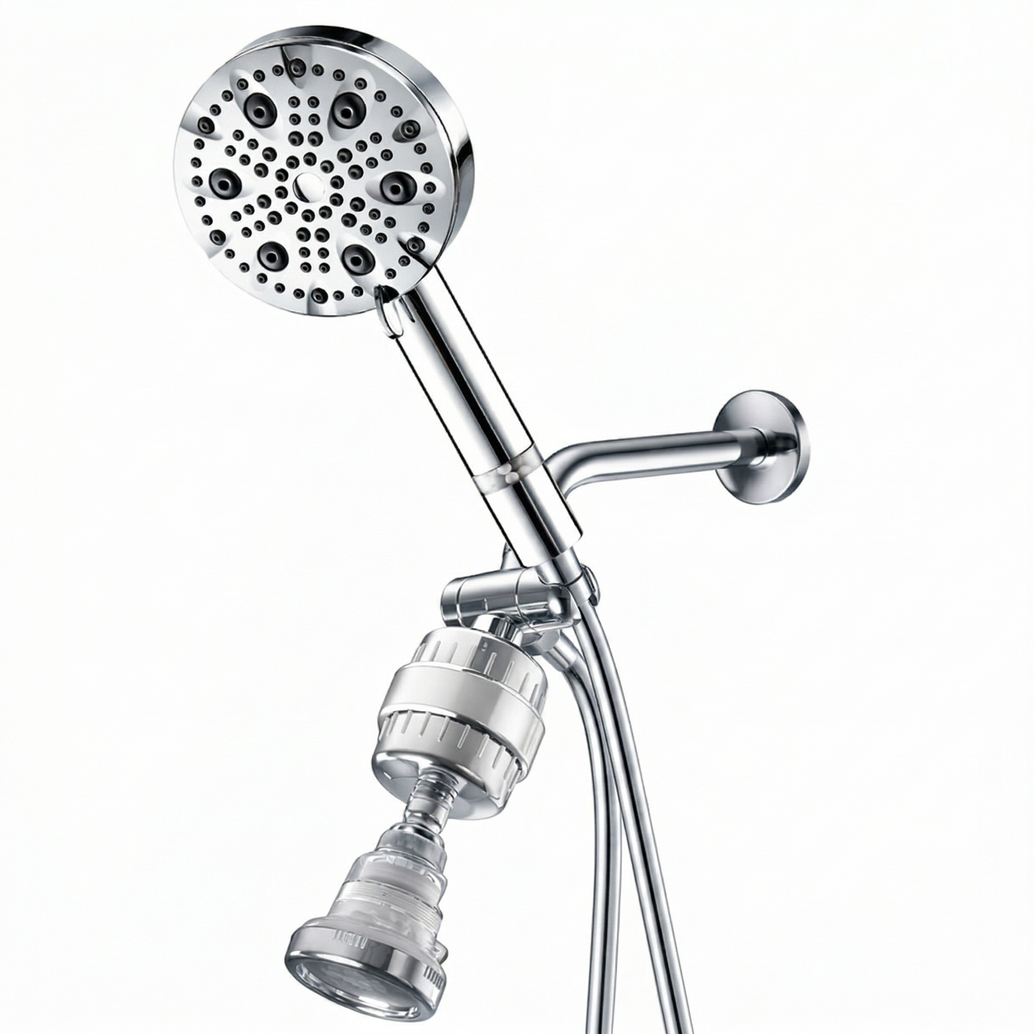 MineralStream Luxe 9 Mode High Pressure Showerhead (filtrert)