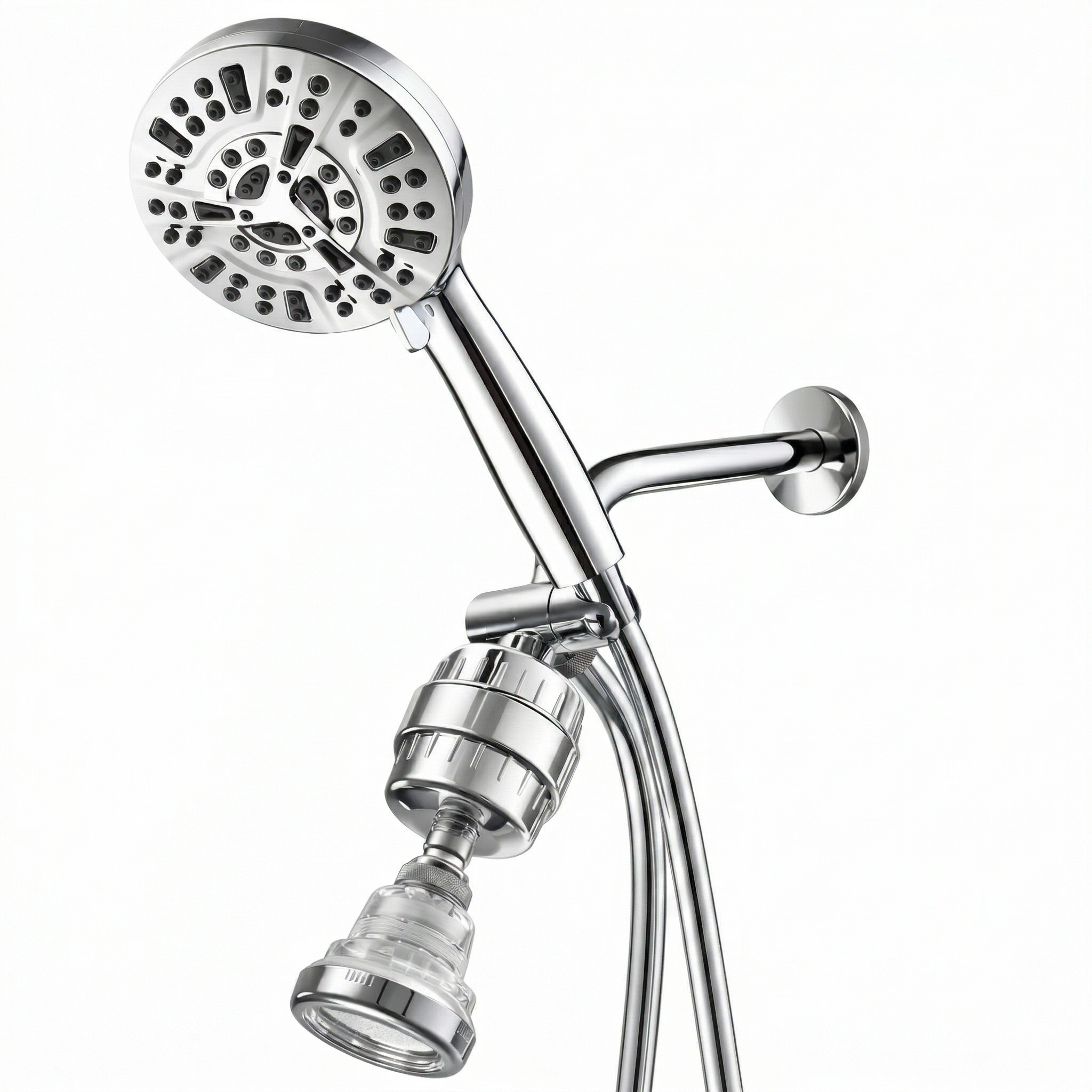 MineralStream Luxe 10 Mode High Pressure Shower Head (filtrert)