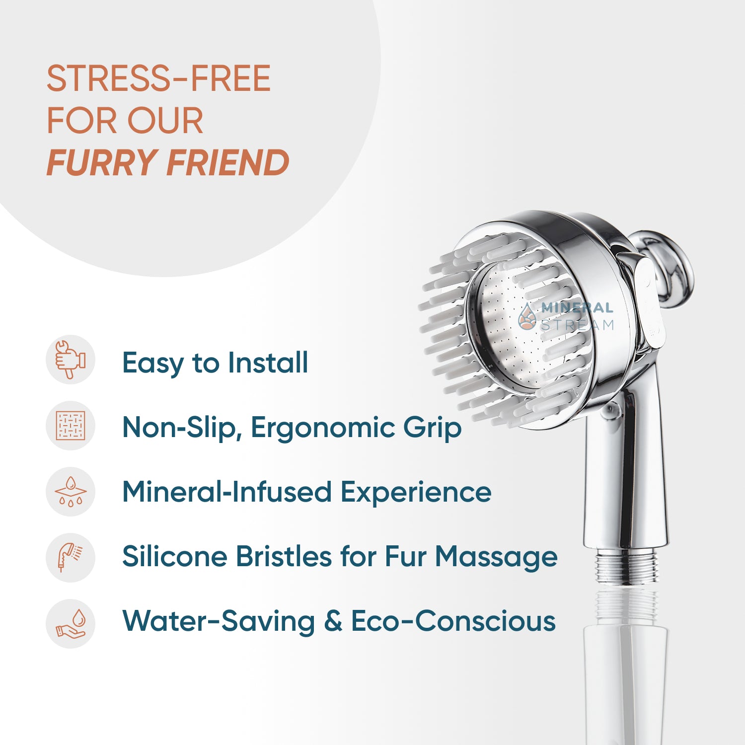 Dog Spa Showerhead Complete Shower Kit