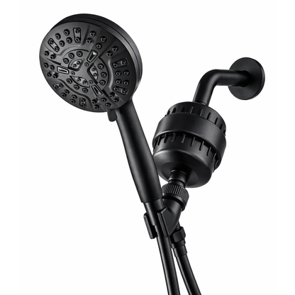 MineralStream Luxe 10 Mode High Pressure Shower Head (filtrert)