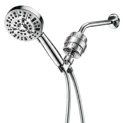 Luxe 10 Mode Showerhead Complete Shower Kit