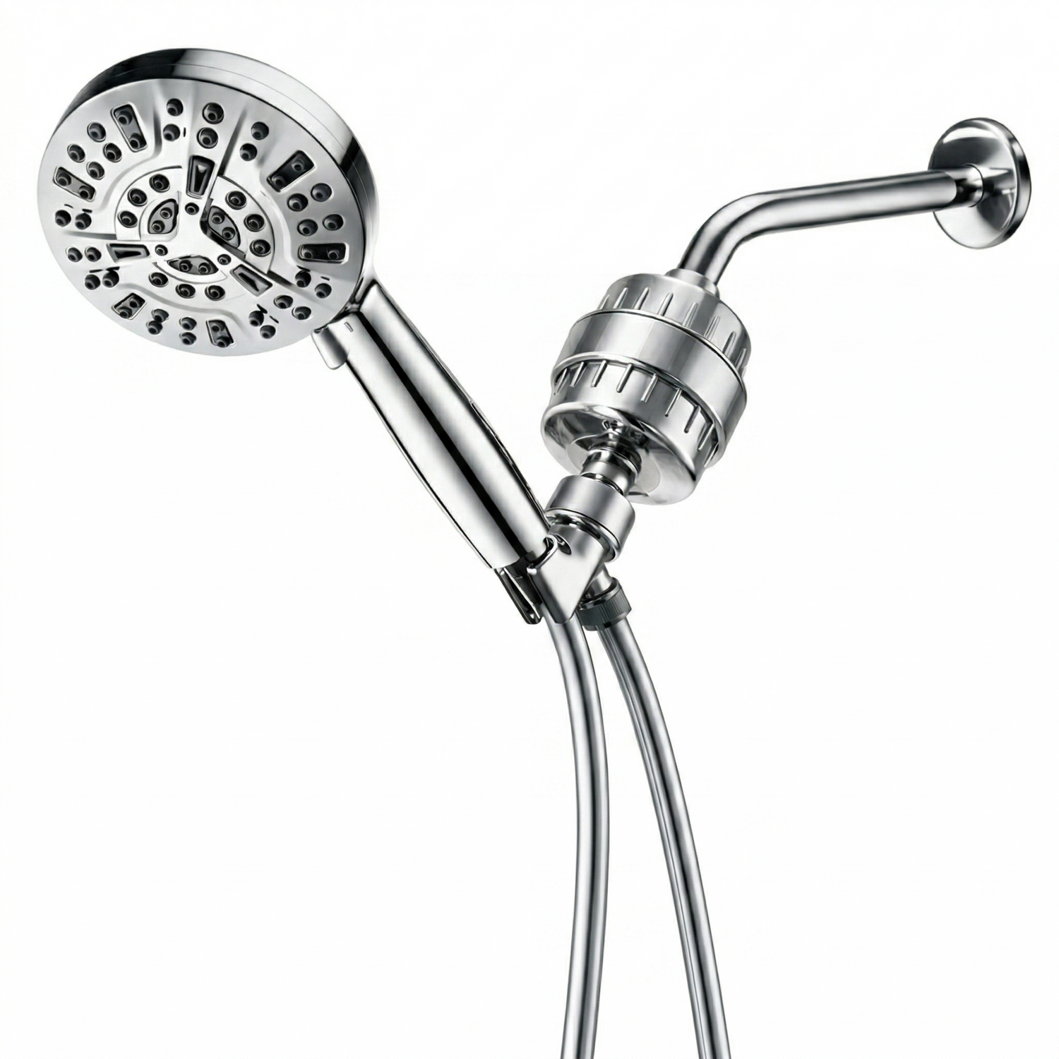 MineralStream Luxe 10 Mode High Pressure Shower Head (filtrert)