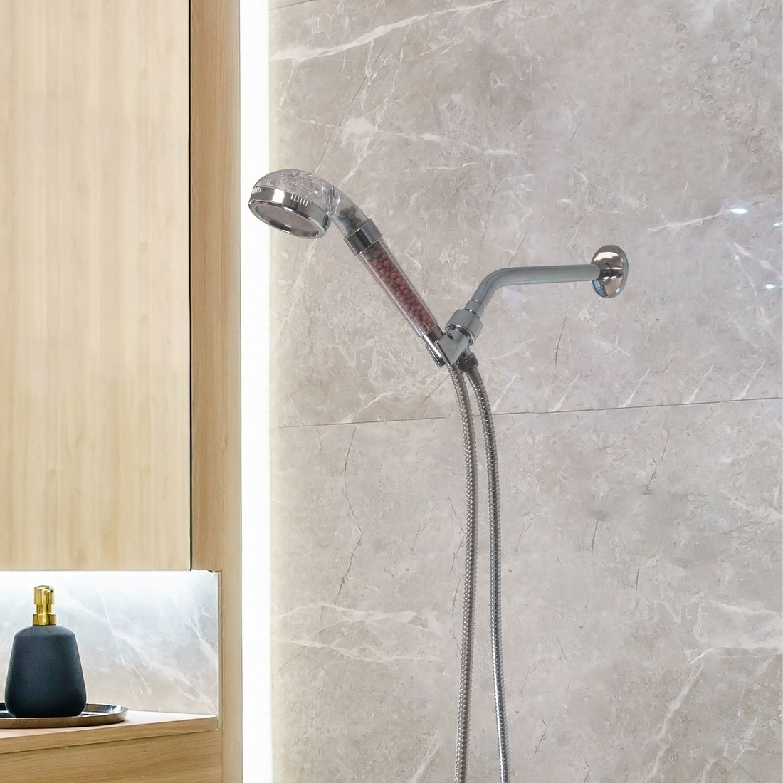 Eco-Friendly Showerhead Shower Essentials Kit