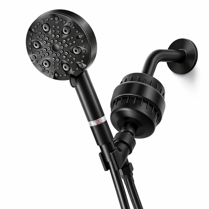 MineralStream Luxe 9 Mode High Pressure Showerhead (filtrert)