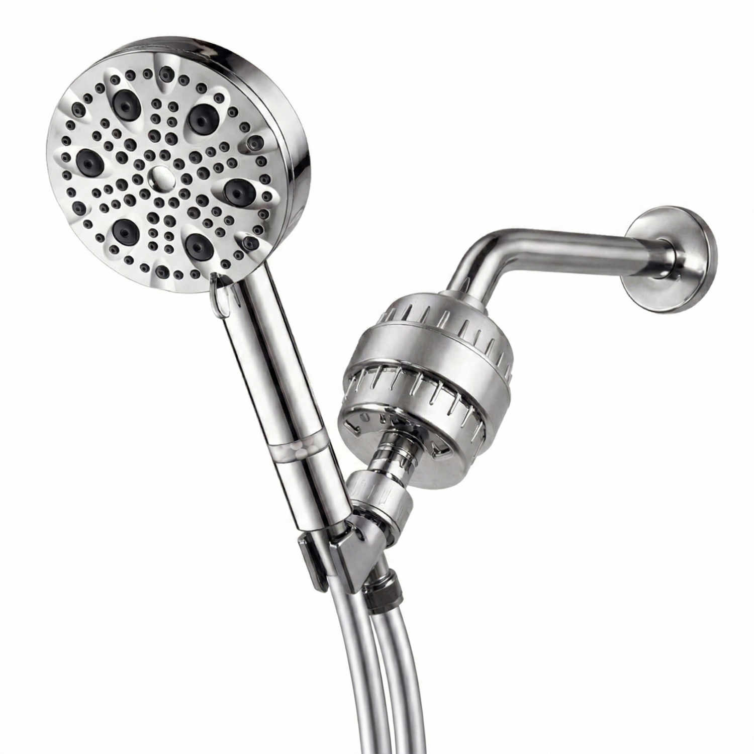 MineralStream Luxe 9 Mode High Pressure Showerhead (filtrert)