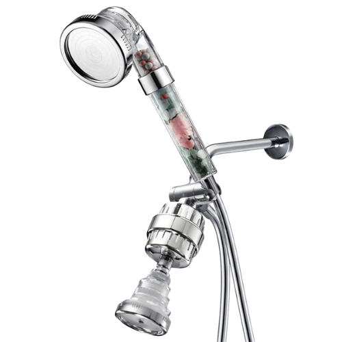 TWO SHOWER HEADS, DOUBLE FILTRATION
