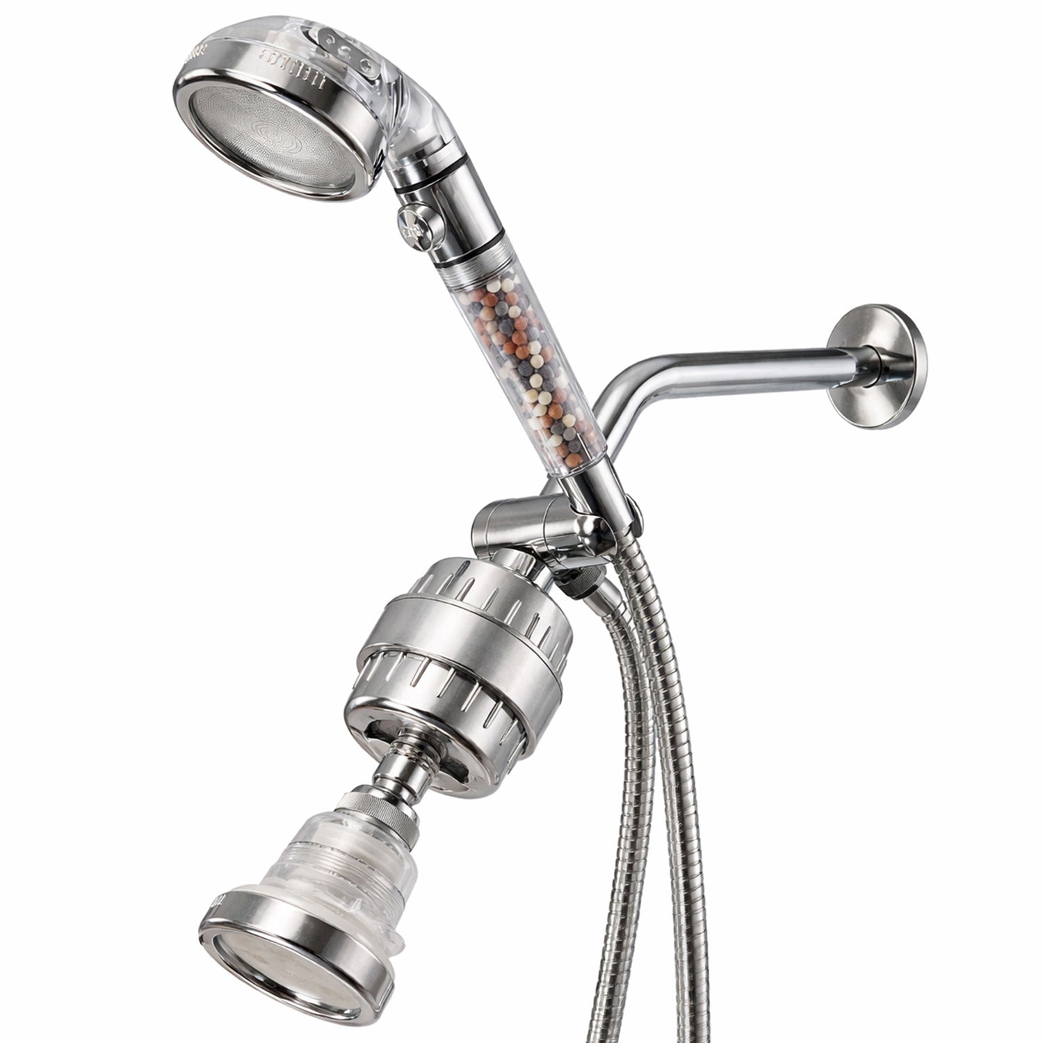 Ionisk dobbelt dusjsystem