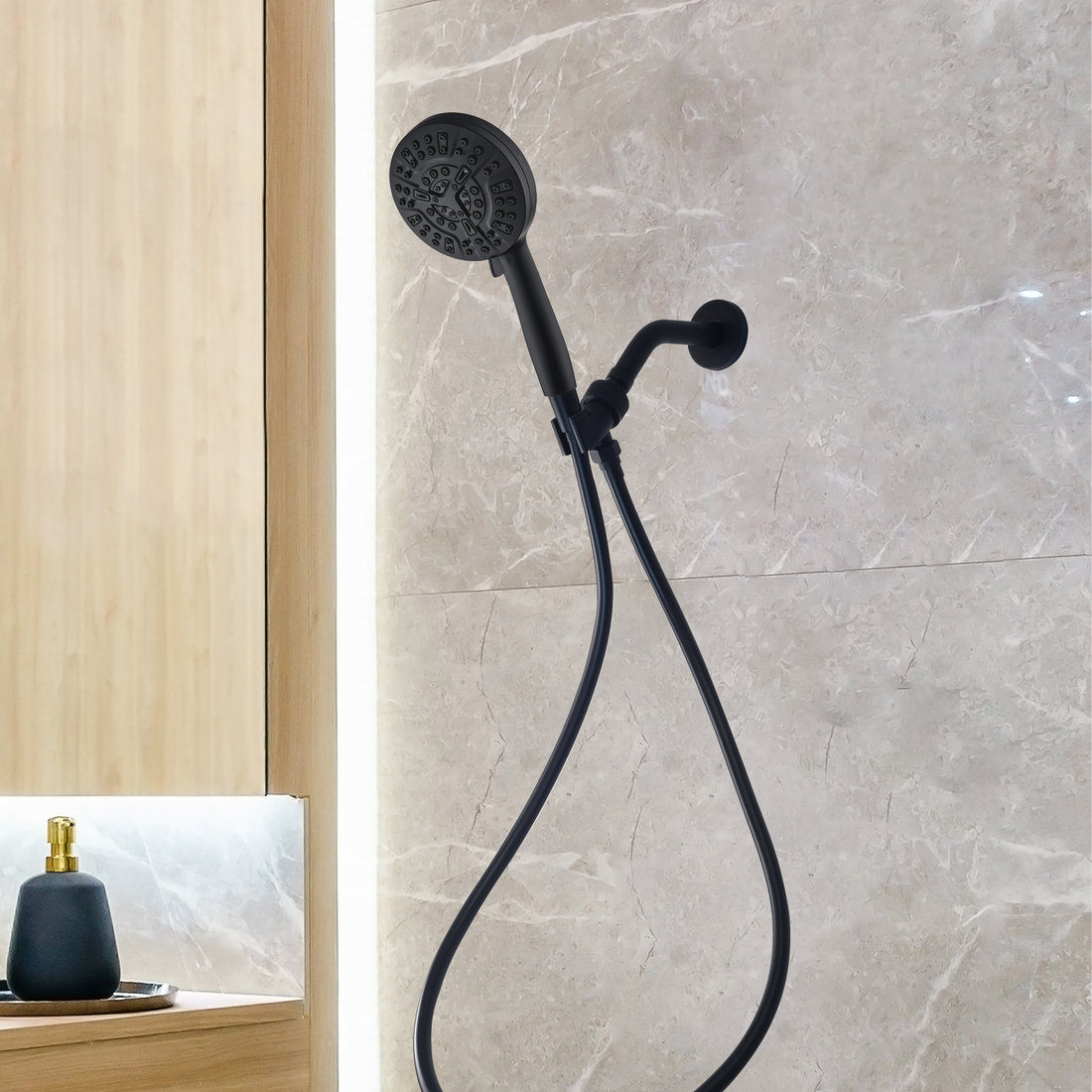 Luxe 10 modus dusjhode dusj essensials kit