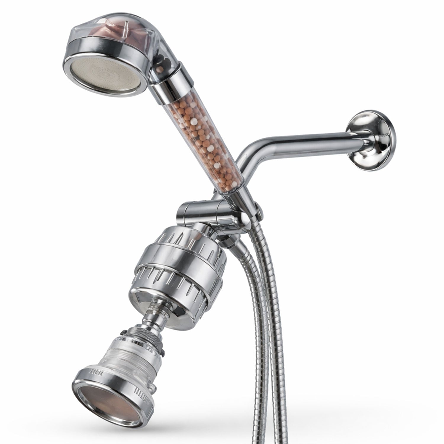 LED ionisk dobbelt dusjsystem