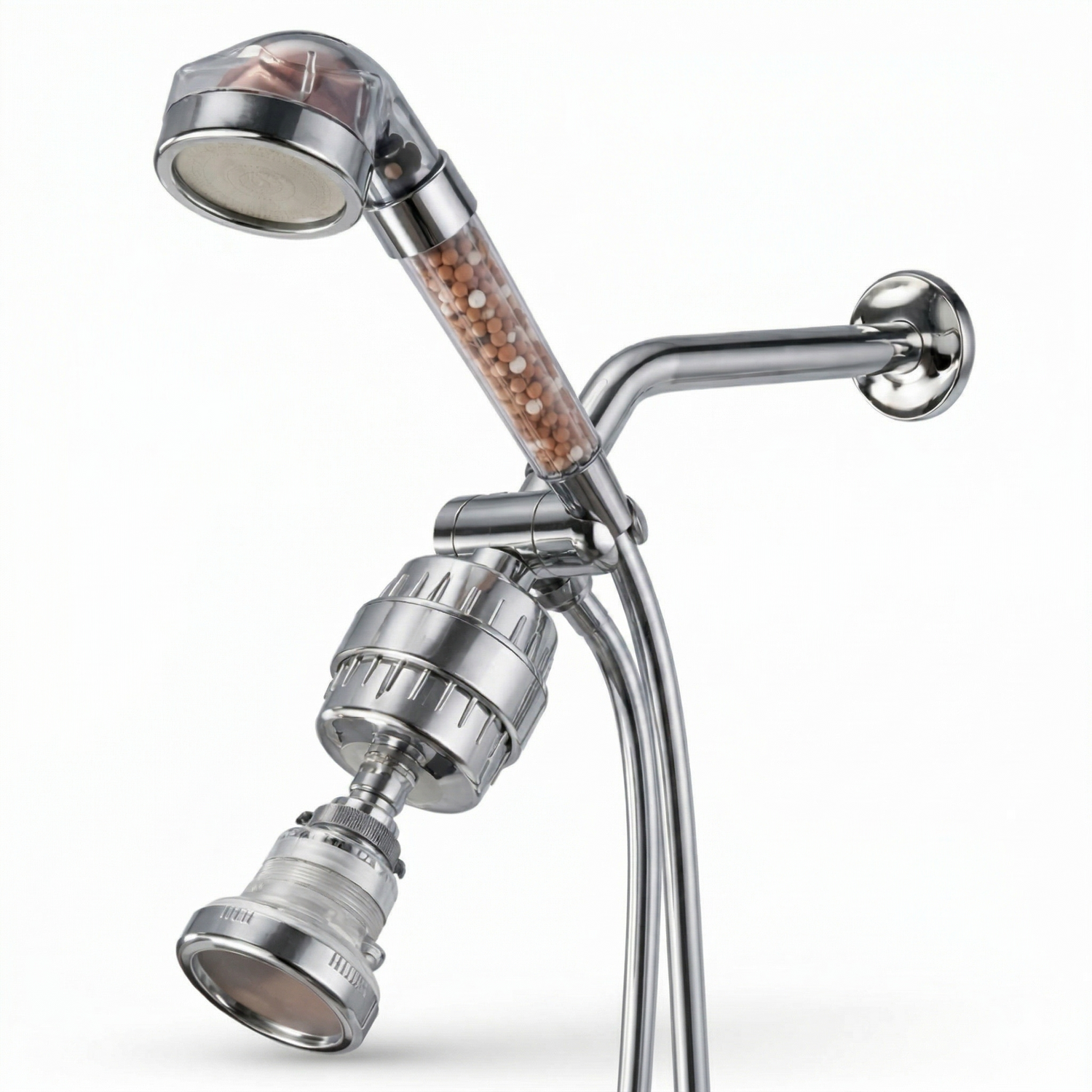 MineralStream ™ LED ionisk dusjhode