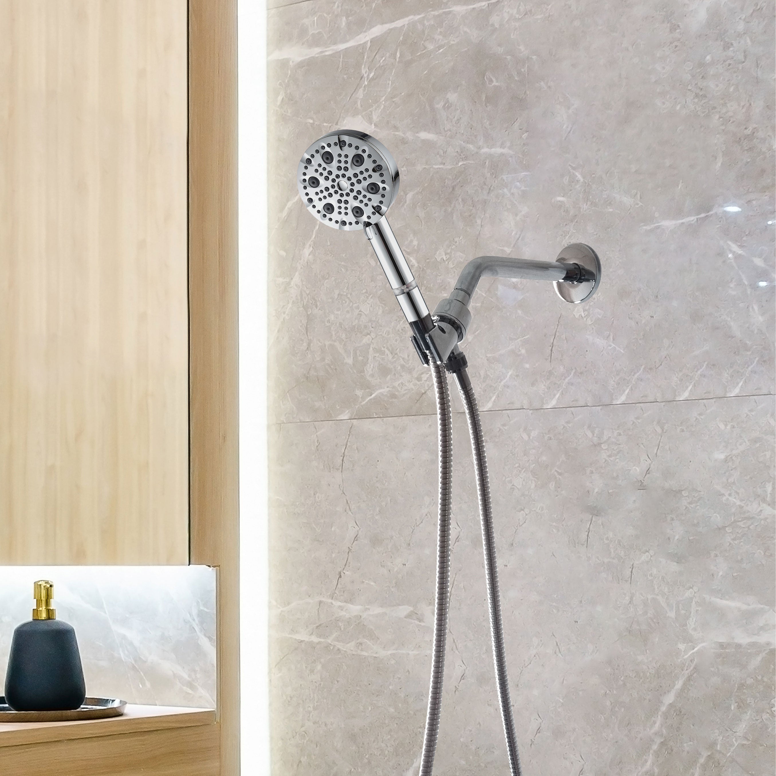 Luxe 9 modus dusjhode dusj essensials kit