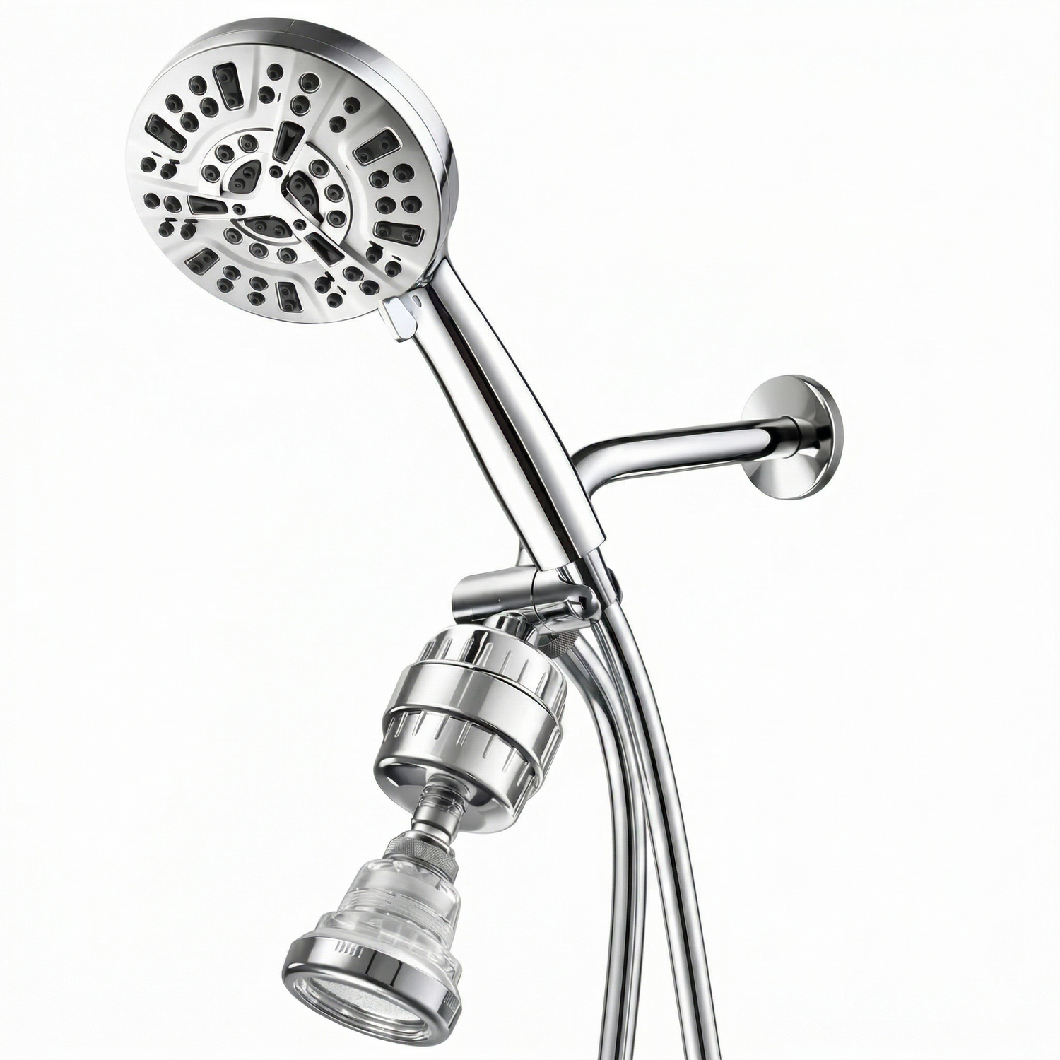 MineralStream Luxe 10 Mode High Pressure Shower Head (filtrert)